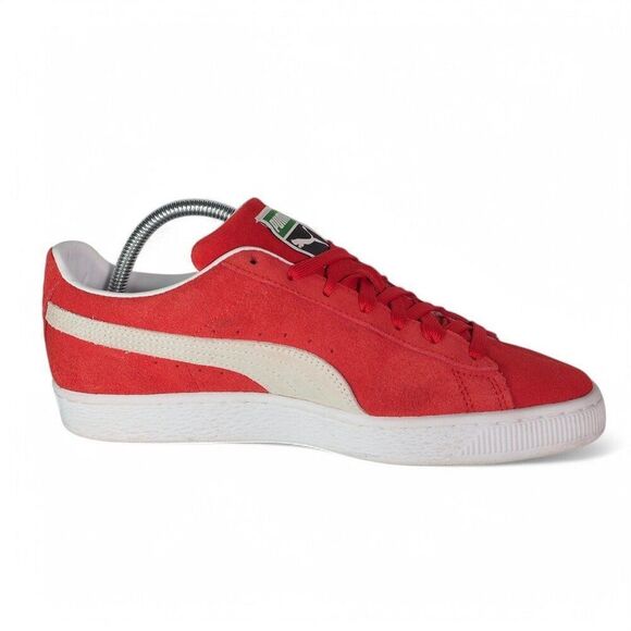 Puma Suede Classic 21 'High Risk Red' Casual Sneakers 374915-02 Men's 8.5 - Picture 7 of 12
